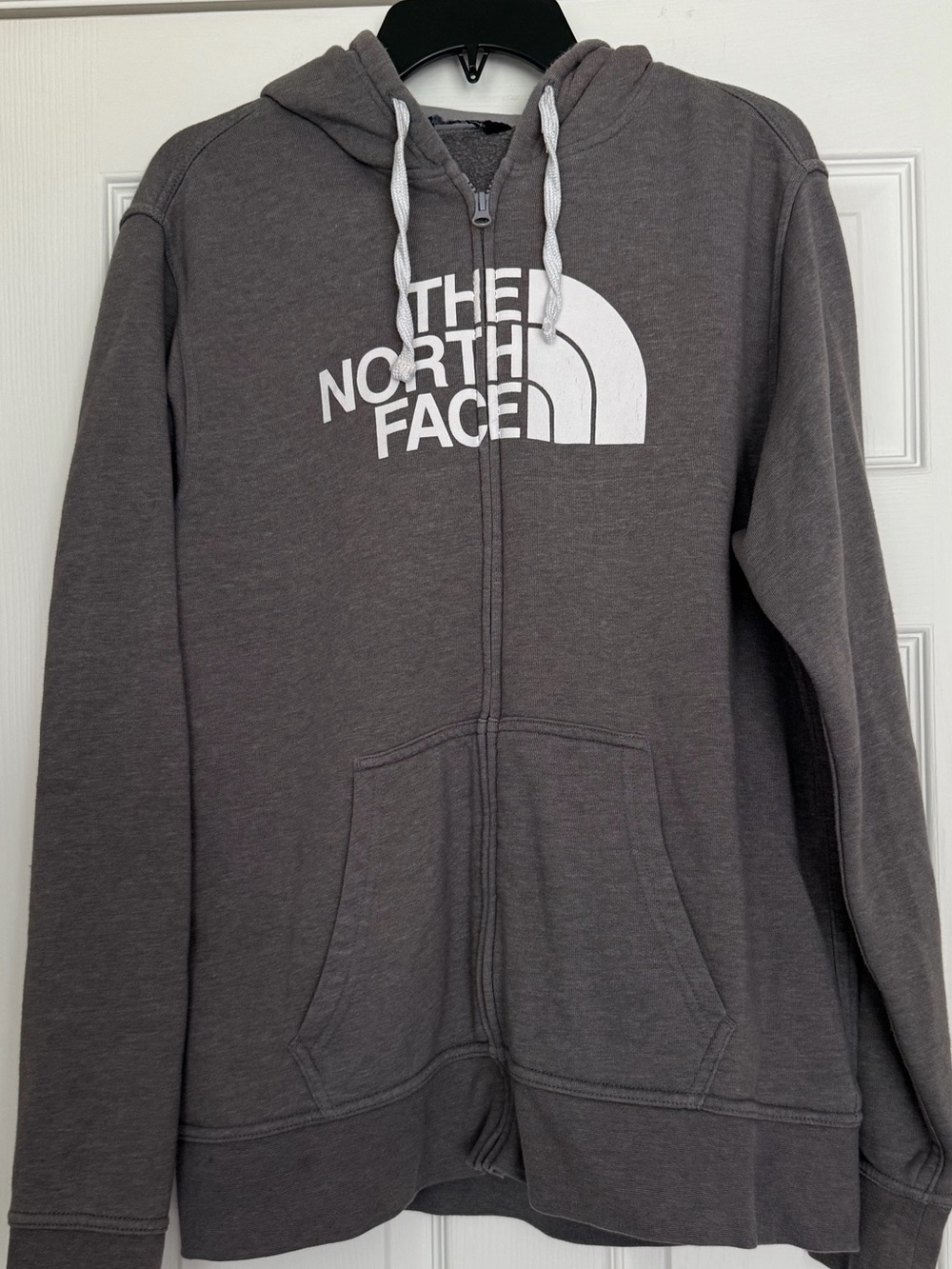 The North Face Men's Gray Full-Zip Hoodie Jacket